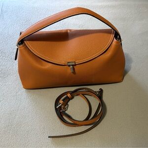Toteme Caramel Leather Shoulder Bag